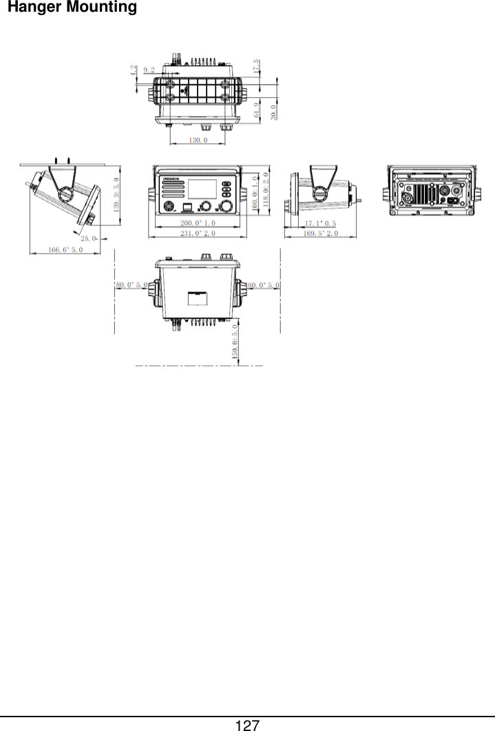  127  Hanger Mounting     