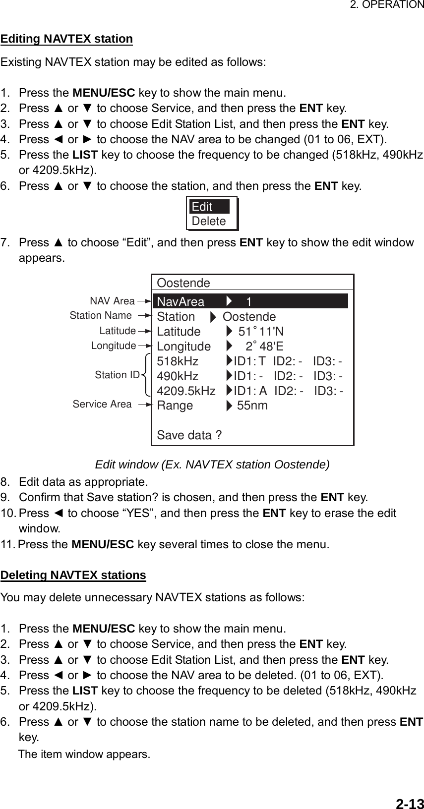 Page 32 of Furuno USA 9ZWNX700A NAVTEX RECIEVER User Manual 