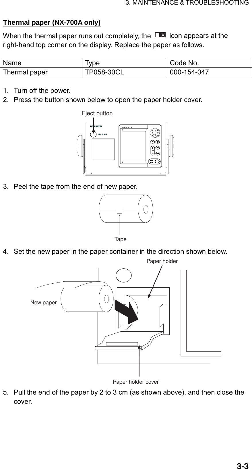 Page 40 of Furuno USA 9ZWNX700A NAVTEX RECIEVER User Manual 