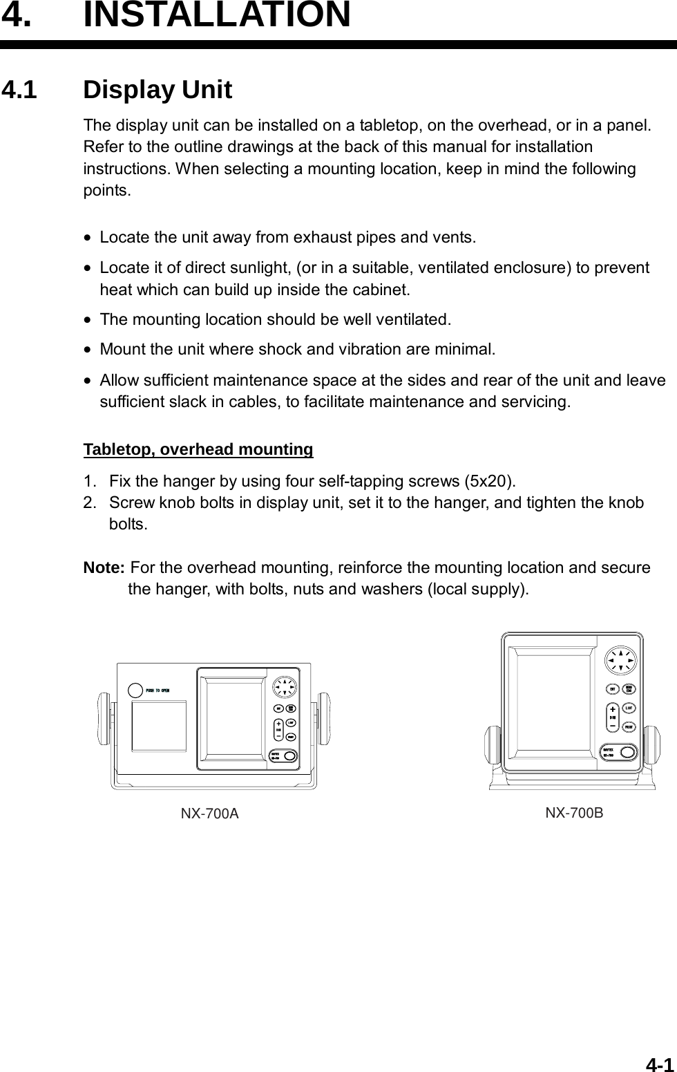 Page 44 of Furuno USA 9ZWNX700A NAVTEX RECIEVER User Manual 