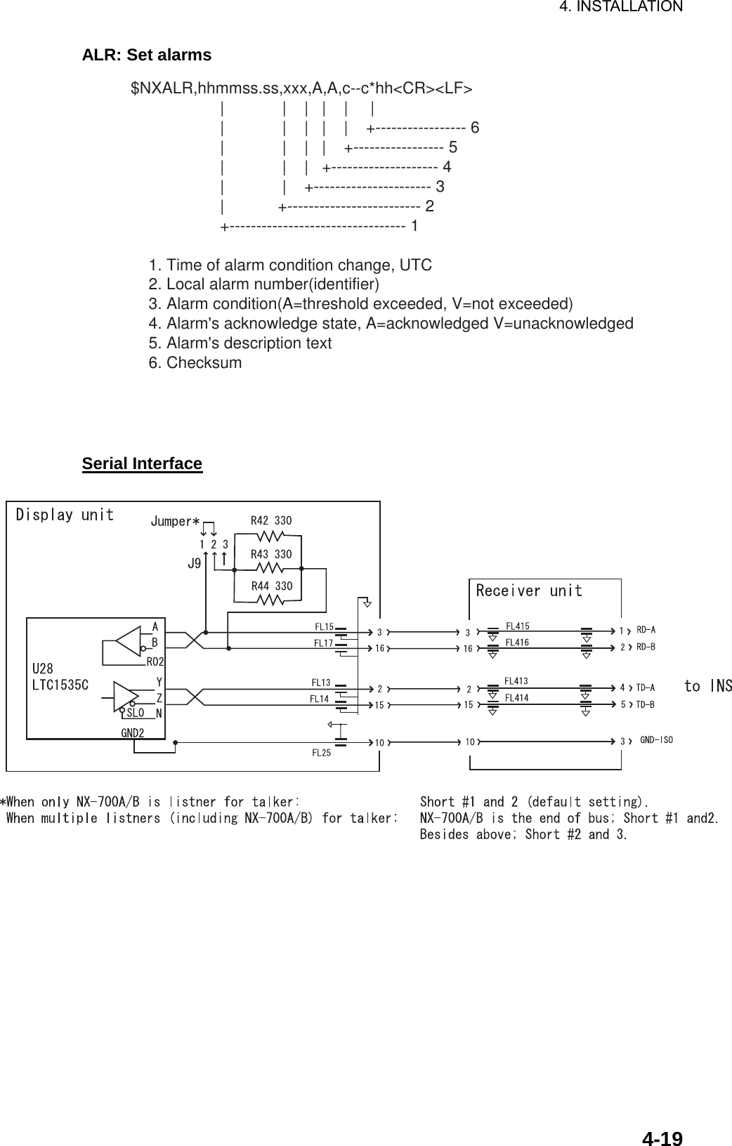 Page 62 of Furuno USA 9ZWNX700A NAVTEX RECIEVER User Manual 