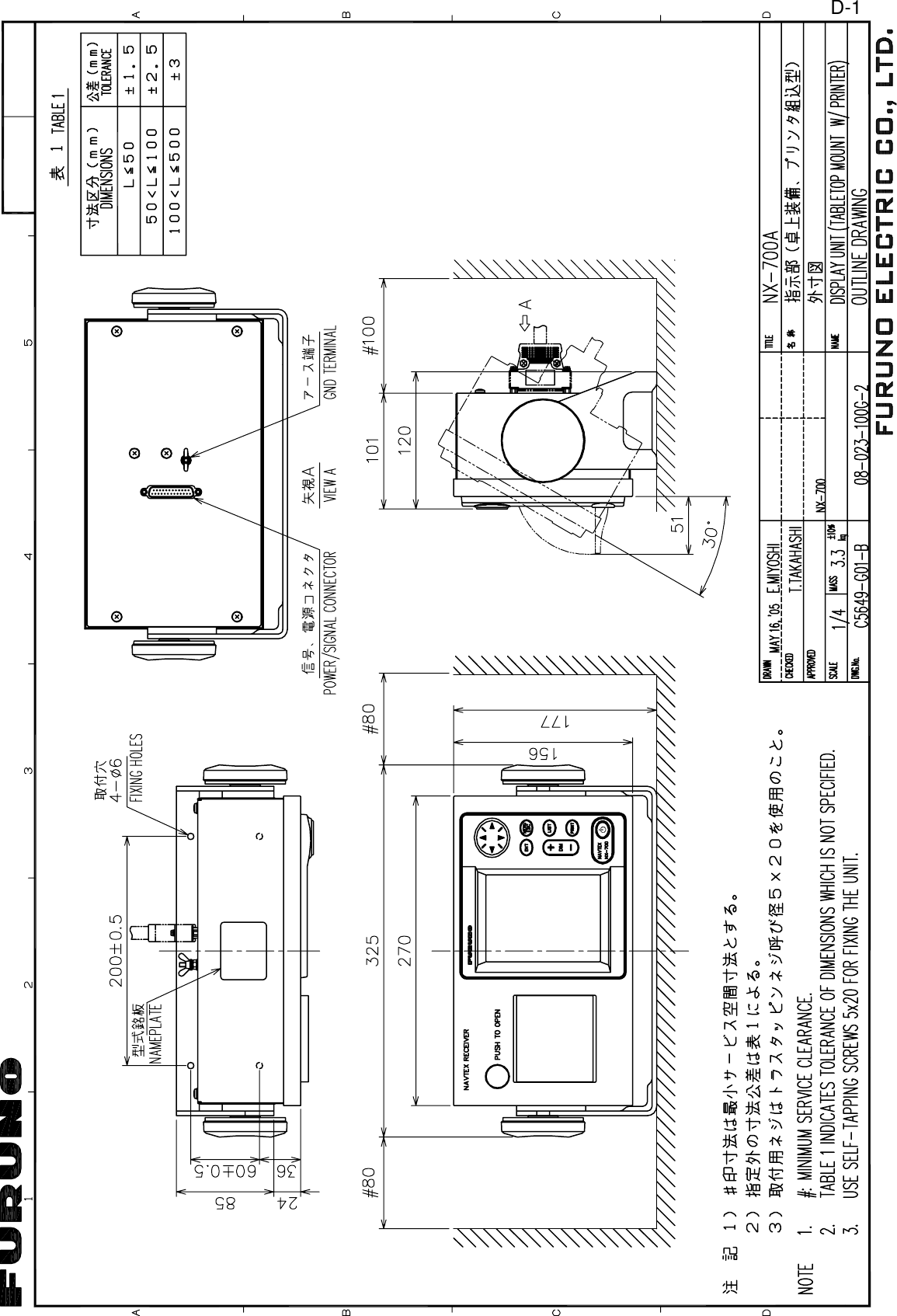 Page 77 of Furuno USA 9ZWNX700A NAVTEX RECIEVER User Manual 