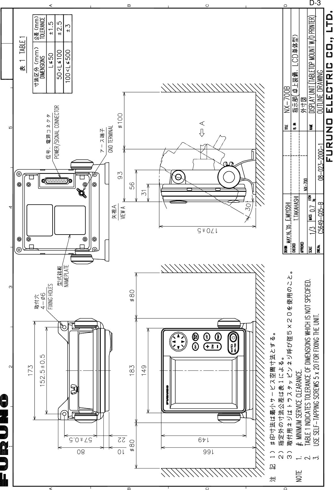 Page 79 of Furuno USA 9ZWNX700A NAVTEX RECIEVER User Manual 