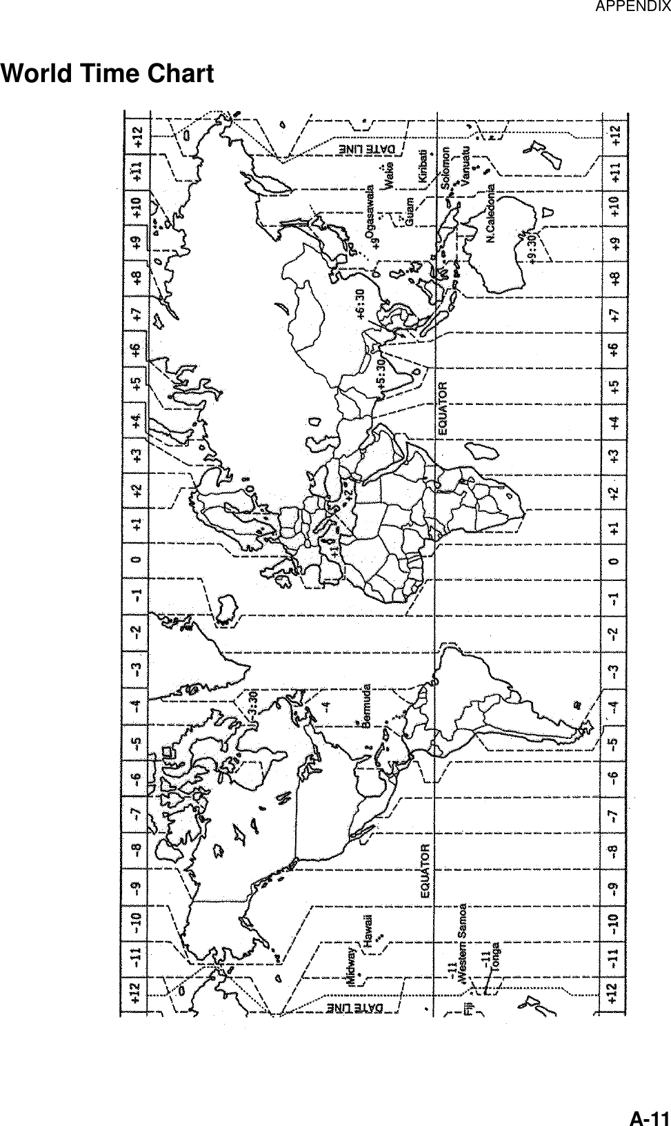 APPENDIX    A-11World Time Chart   