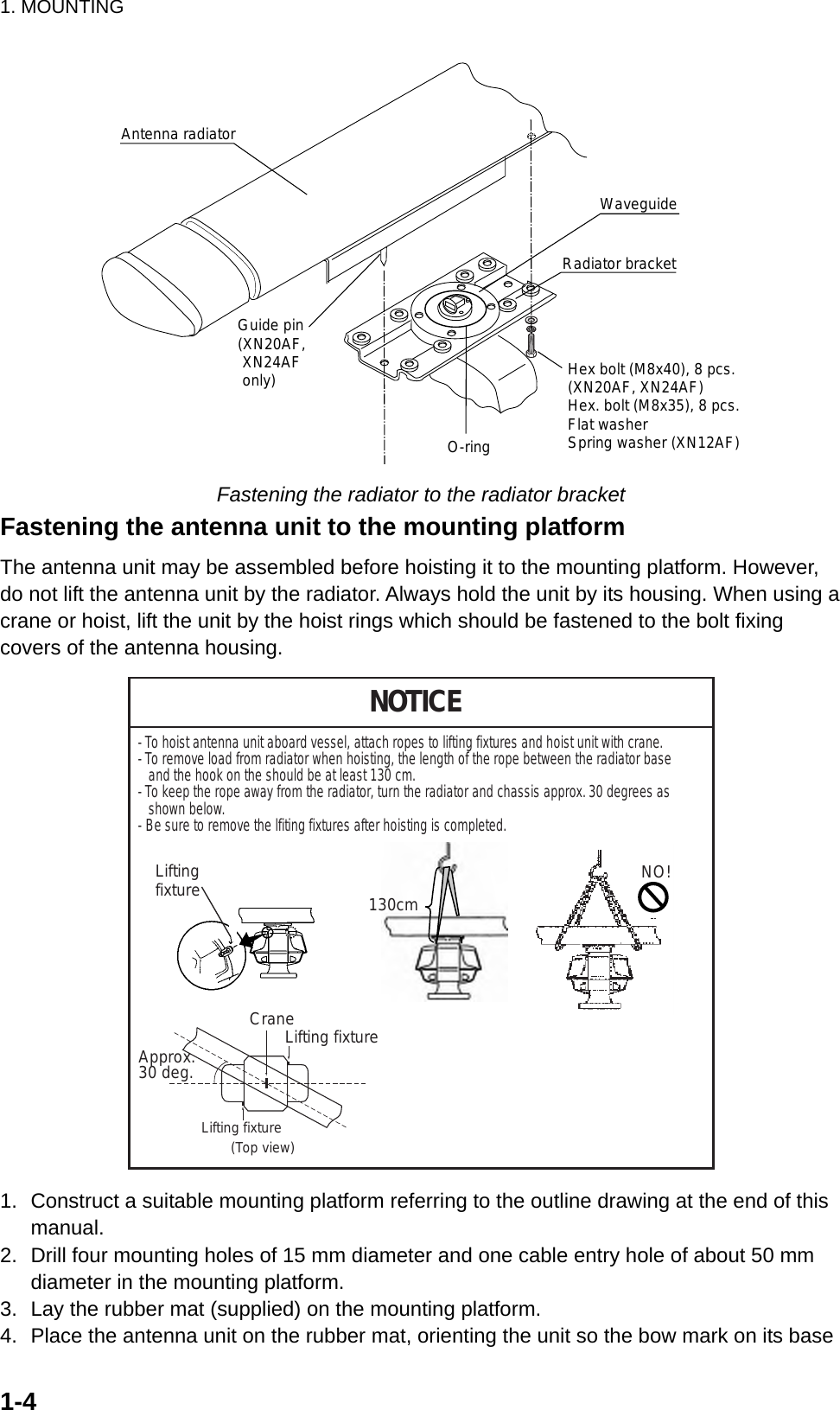 Page 12 of Furuno USA 9ZWRTR078A Marine Radar User Manual inst manual part 1