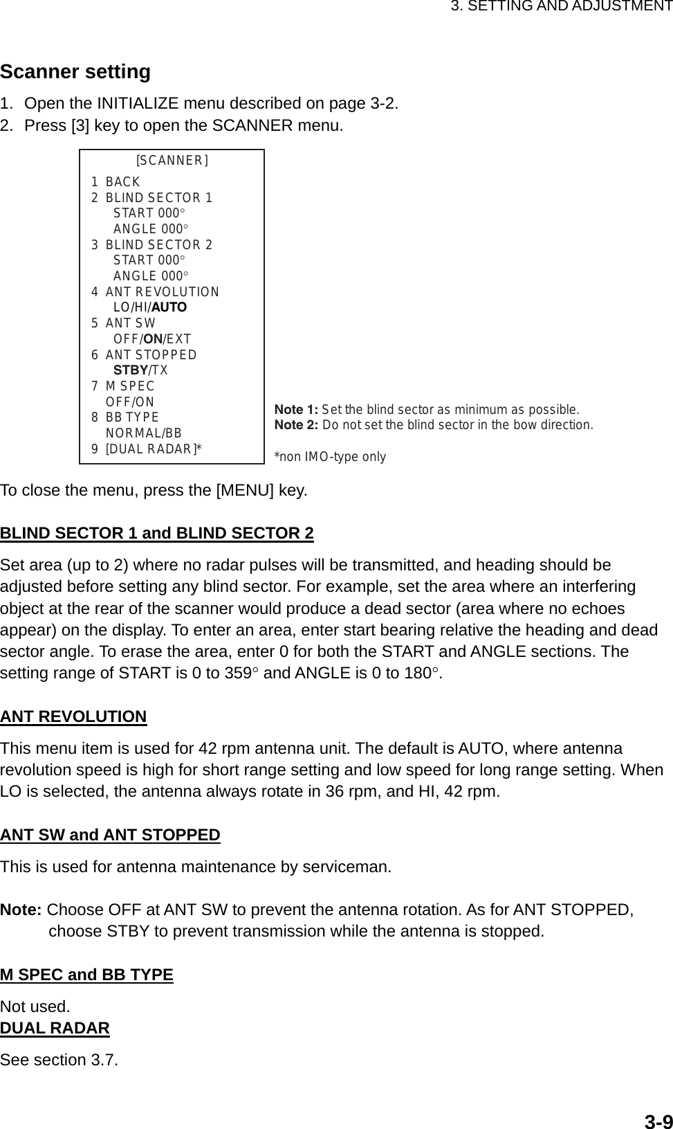 Page 47 of Furuno USA 9ZWRTR078A Marine Radar User Manual inst manual part 1