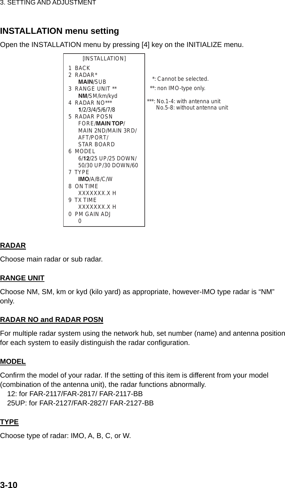 Page 48 of Furuno USA 9ZWRTR078A Marine Radar User Manual inst manual part 1