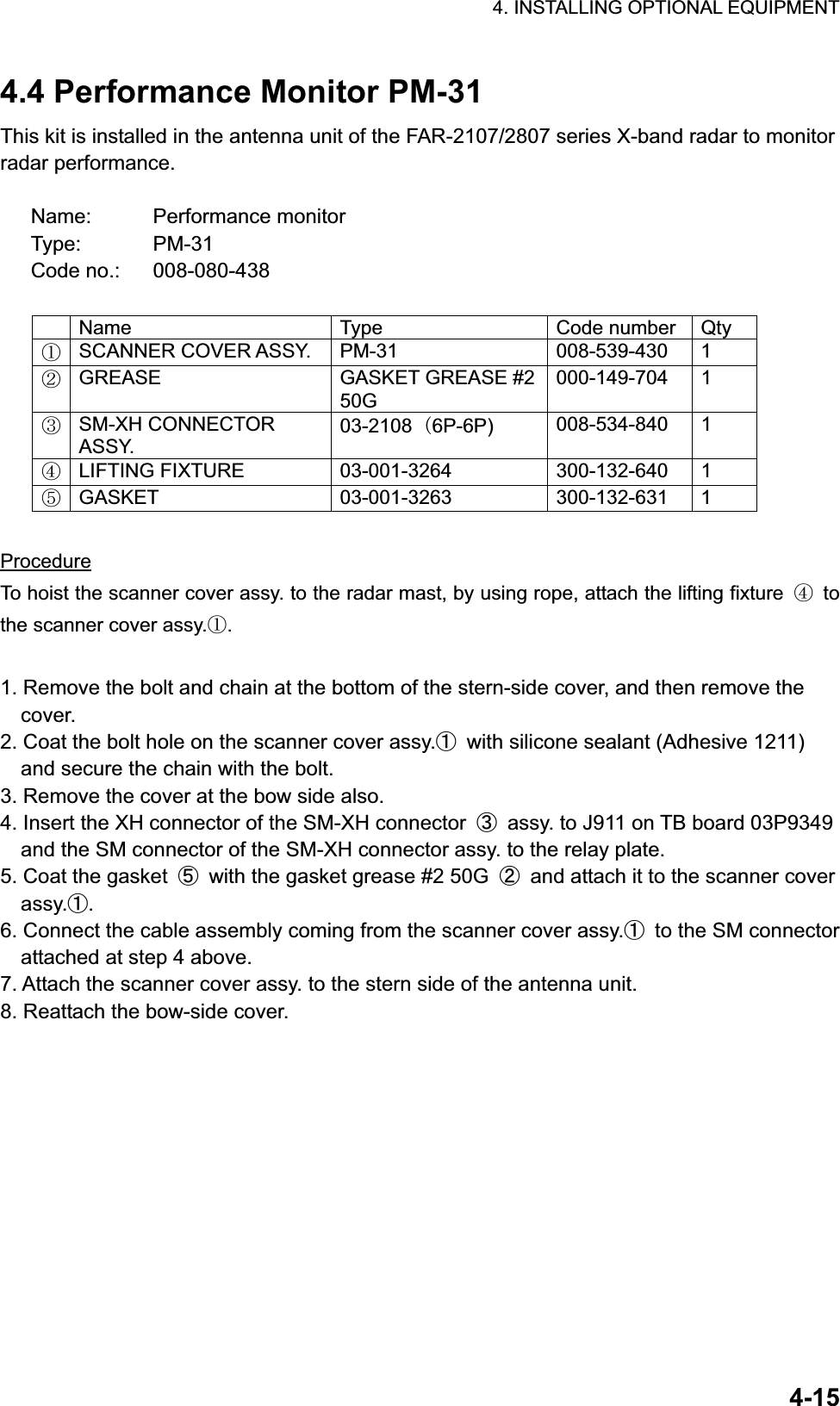 Page 75 of Furuno USA 9ZWRTR078A Marine Radar User Manual inst manual part 1