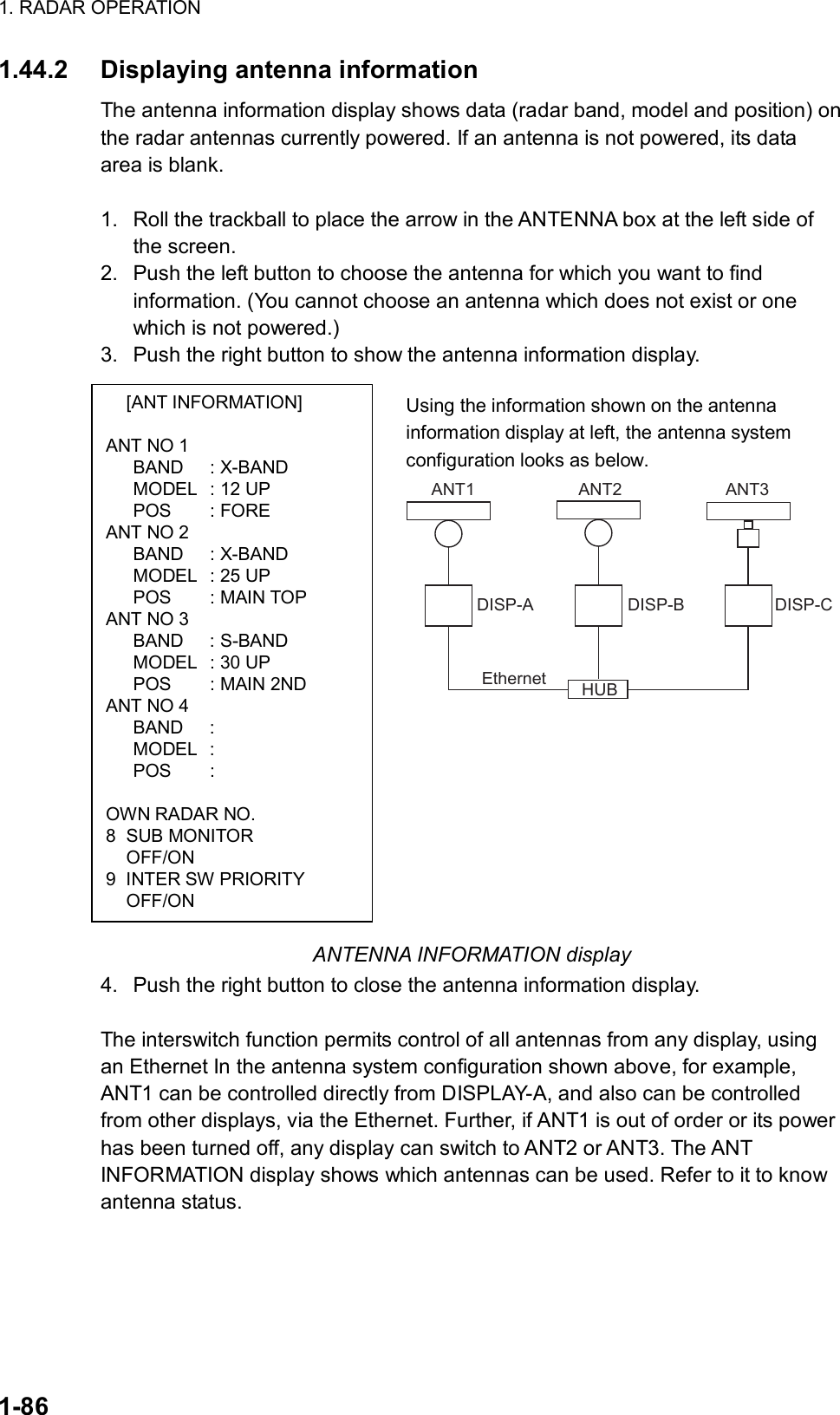 Page 112 of Furuno USA 9ZWRTR083 Marine Radar User Manual FR 21x7 28x7 series OME