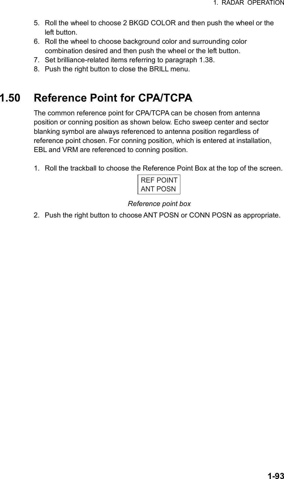 Page 119 of Furuno USA 9ZWRTR083 Marine Radar User Manual FR 21x7 28x7 series OME