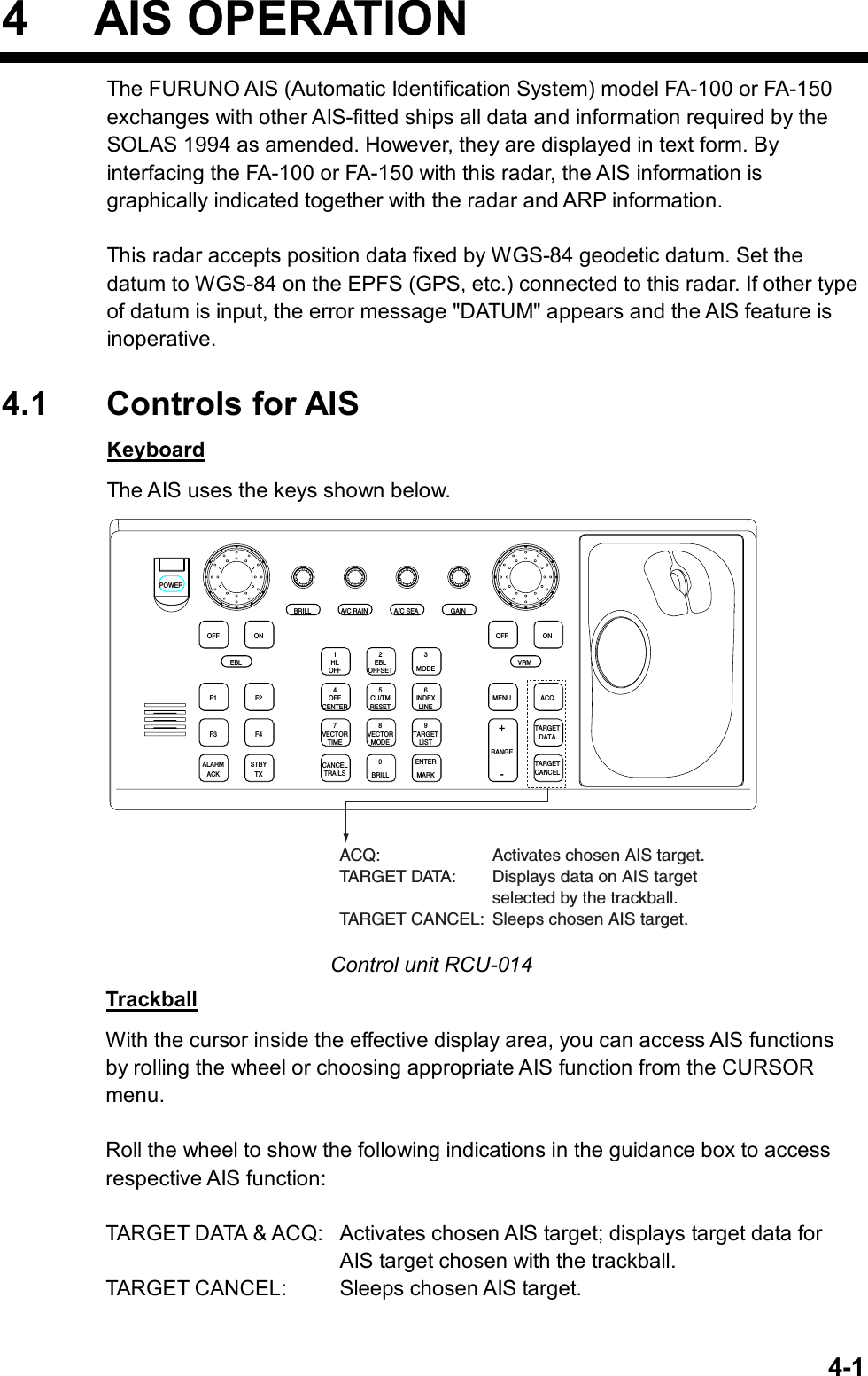 Page 167 of Furuno USA 9ZWRTR083 Marine Radar User Manual FR 21x7 28x7 series OME