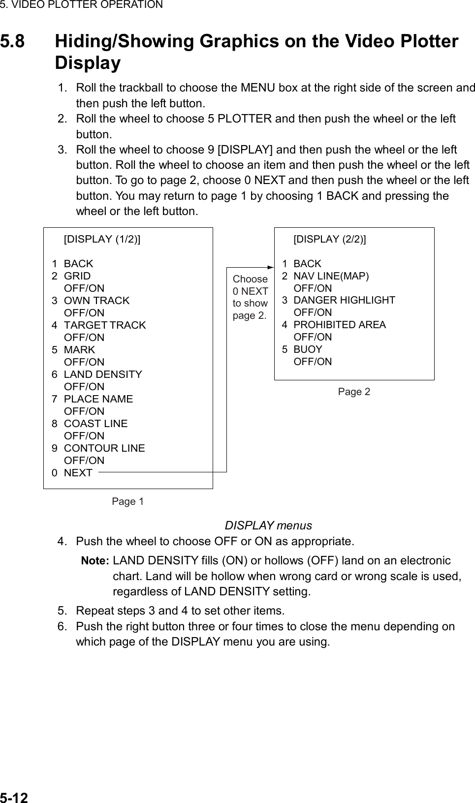 Page 202 of Furuno USA 9ZWRTR083 Marine Radar User Manual FR 21x7 28x7 series OME