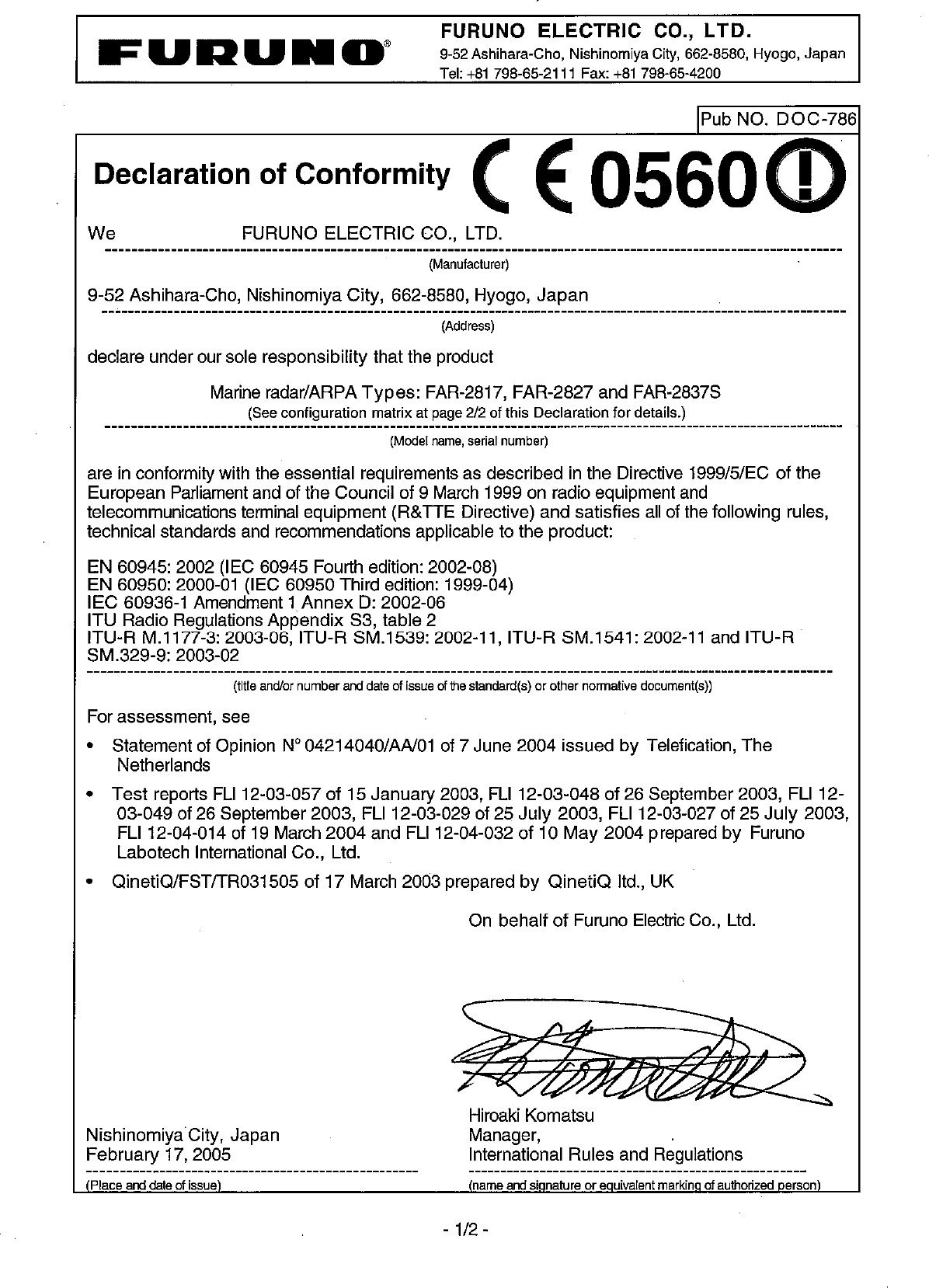 Page 299 of Furuno USA 9ZWRTR083 Marine Radar User Manual FR 21x7 28x7 series OME