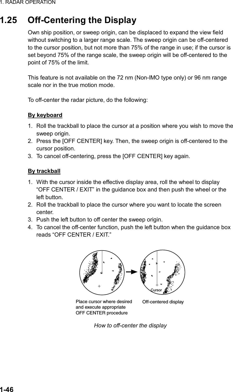 Page 72 of Furuno USA 9ZWRTR083 Marine Radar User Manual FR 21x7 28x7 series OME