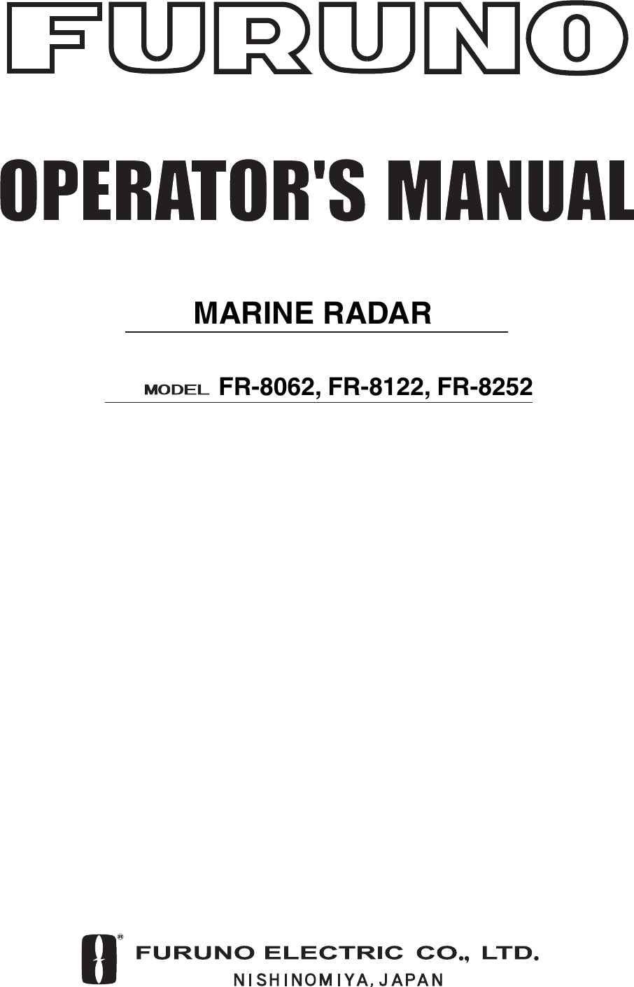  MARINE RADARFR-8062, FR-8122, FR-8252