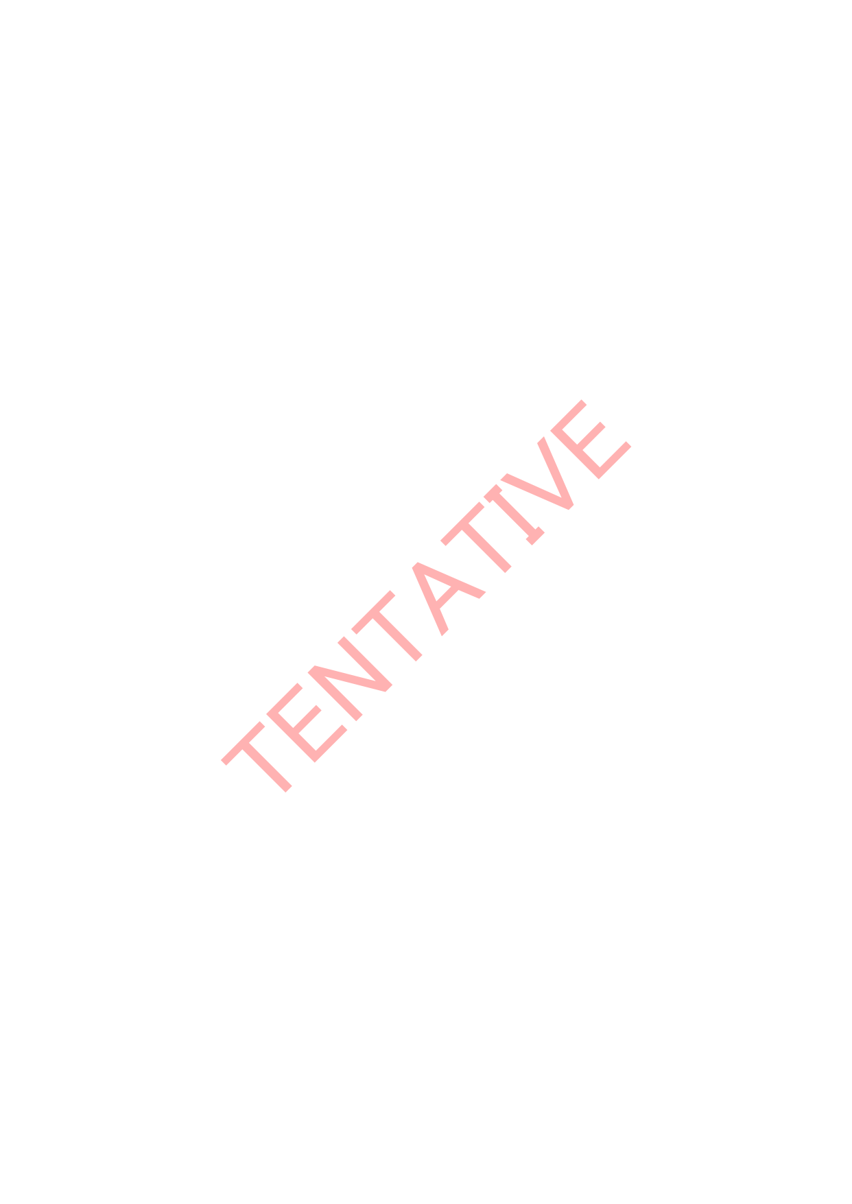  TENTATIVE