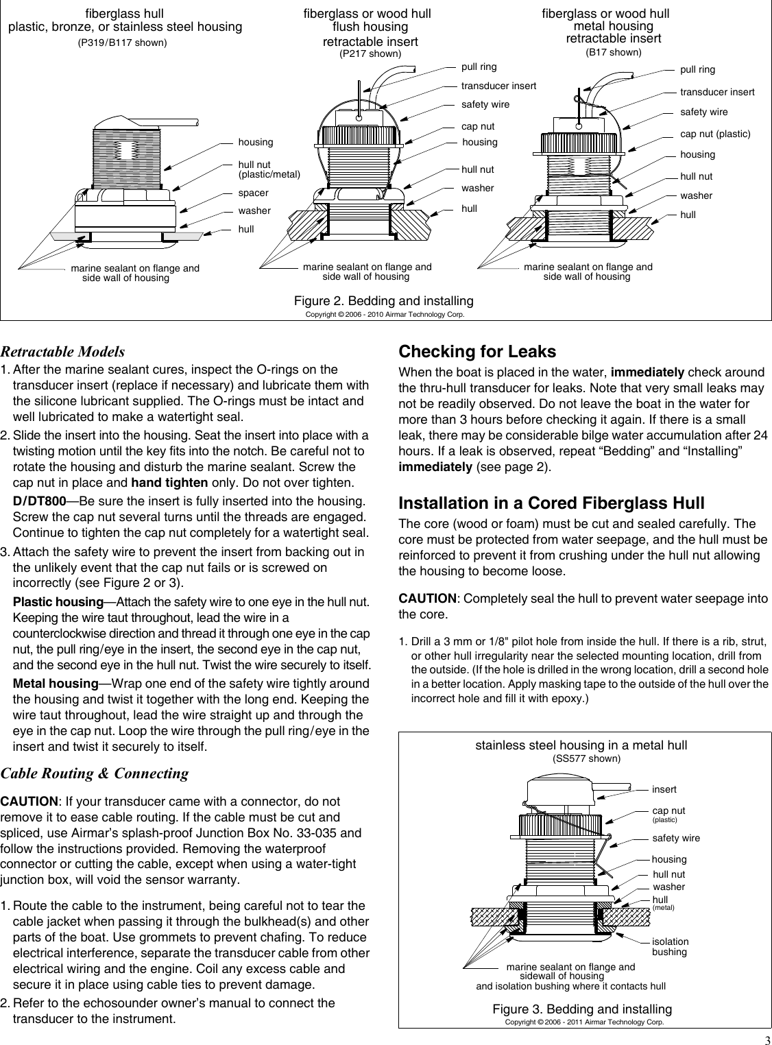 Page 3 of 4 - Furuno Furuno-235Dht-Mse-Installation-Instructions- 17-006-01-rev11_TH_Flush  Furuno-235dht-mse-installation-instructions