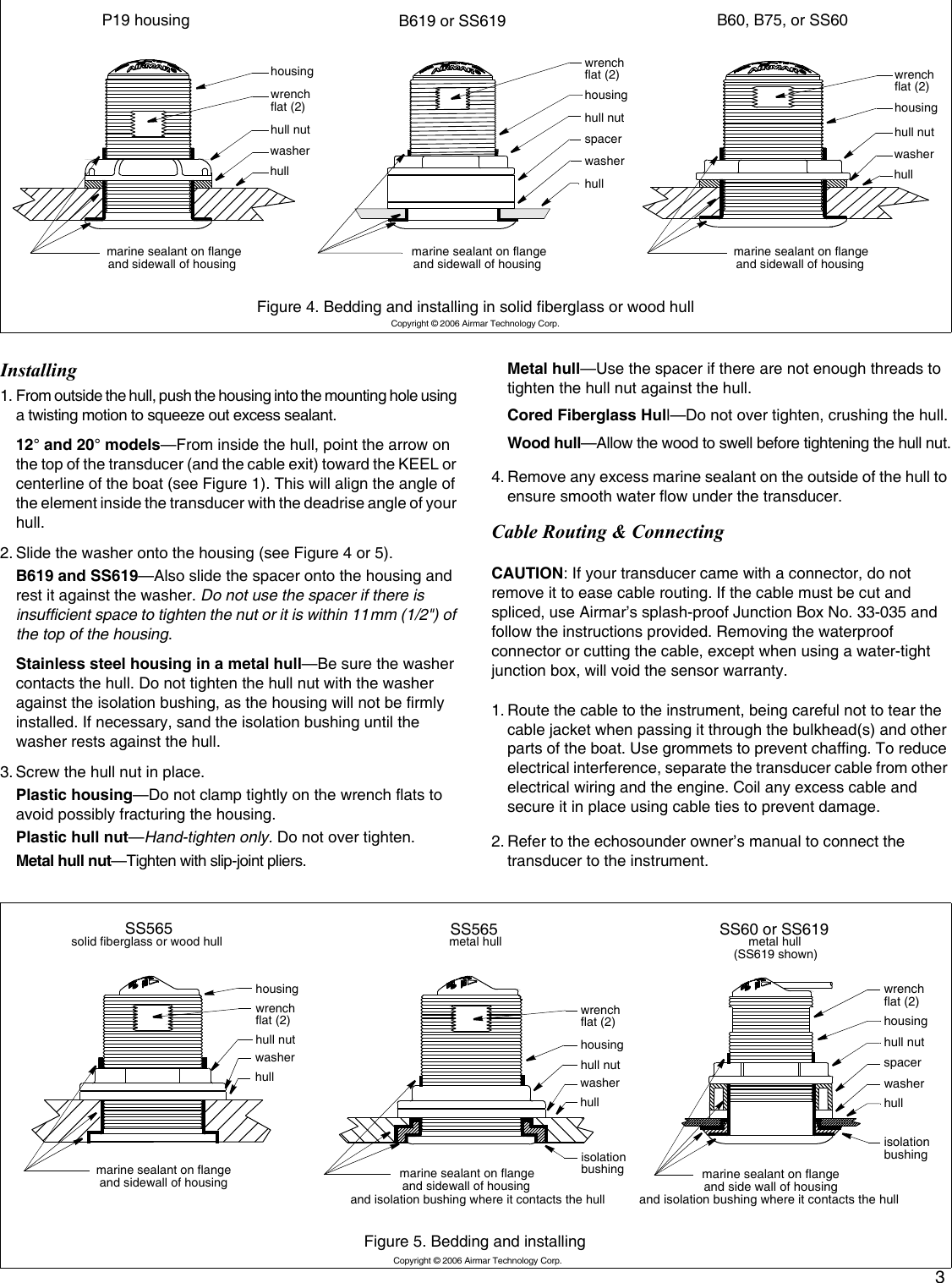 Page 3 of 4 - Furuno Furuno-525T-Ltd-12-Installation-Instructions- 17-364-01-rev05-Tilted-no_valve  Furuno-525t-ltd-12-installation-instructions