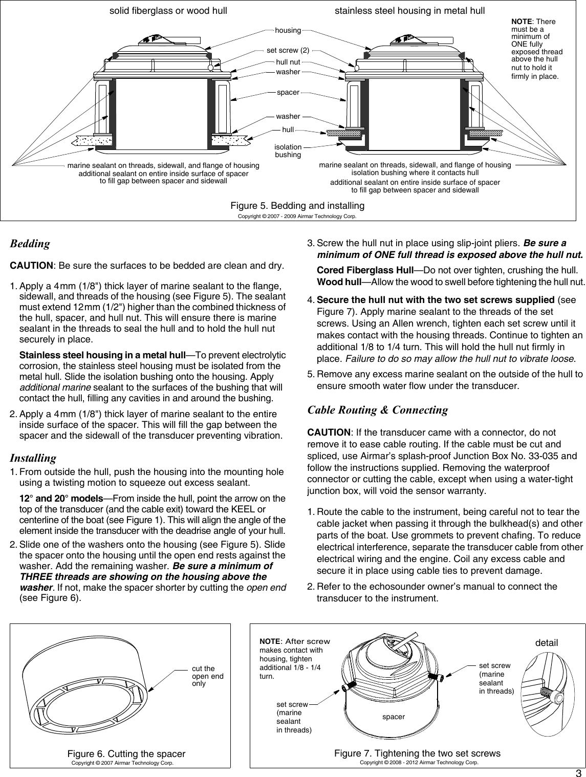 Page 3 of 4 - Furuno Furuno-526Tid-Ltd-12-Installation-Instructions- 17-458-01-rev07-B164  Furuno-526tid-ltd-12-installation-instructions