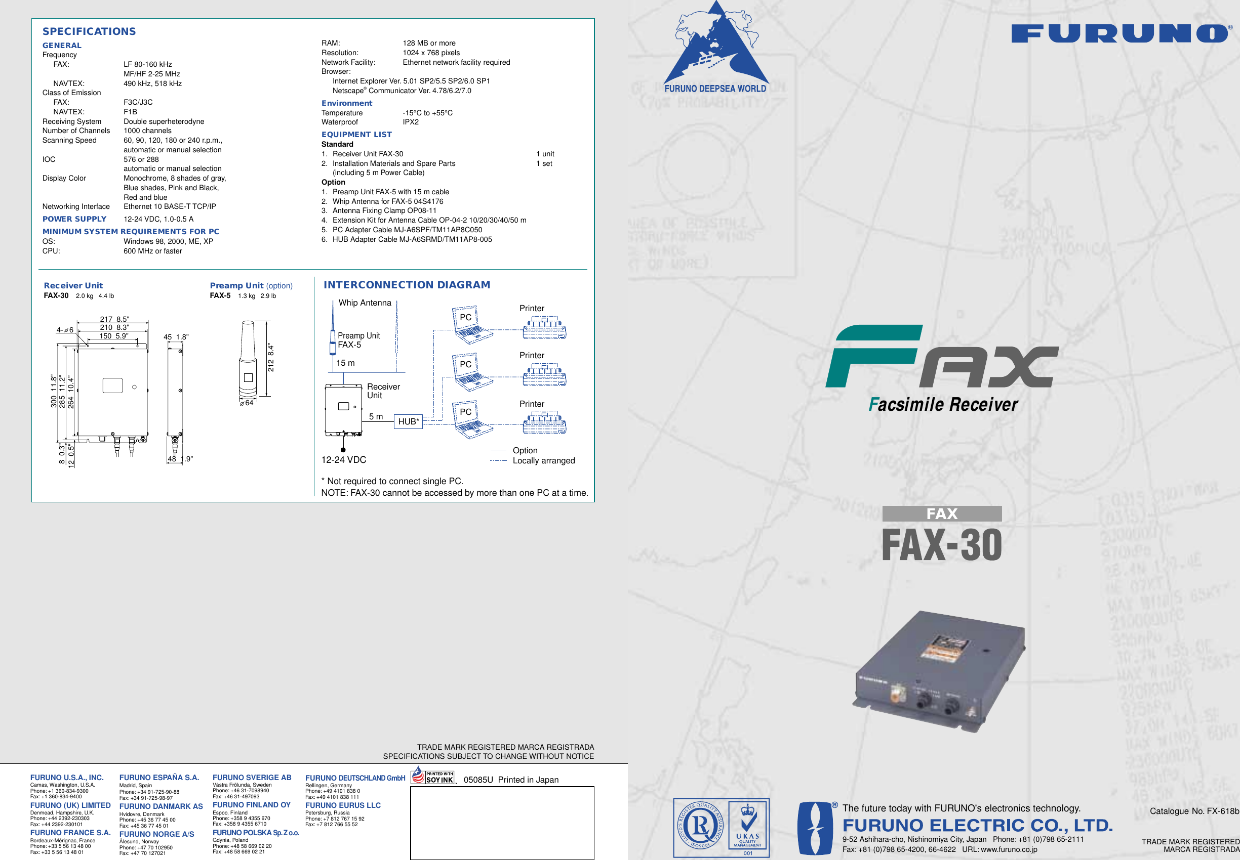 Page 1 of 2 - Furuno Furuno-Fax30-Brochure-  Furuno-fax30-brochure