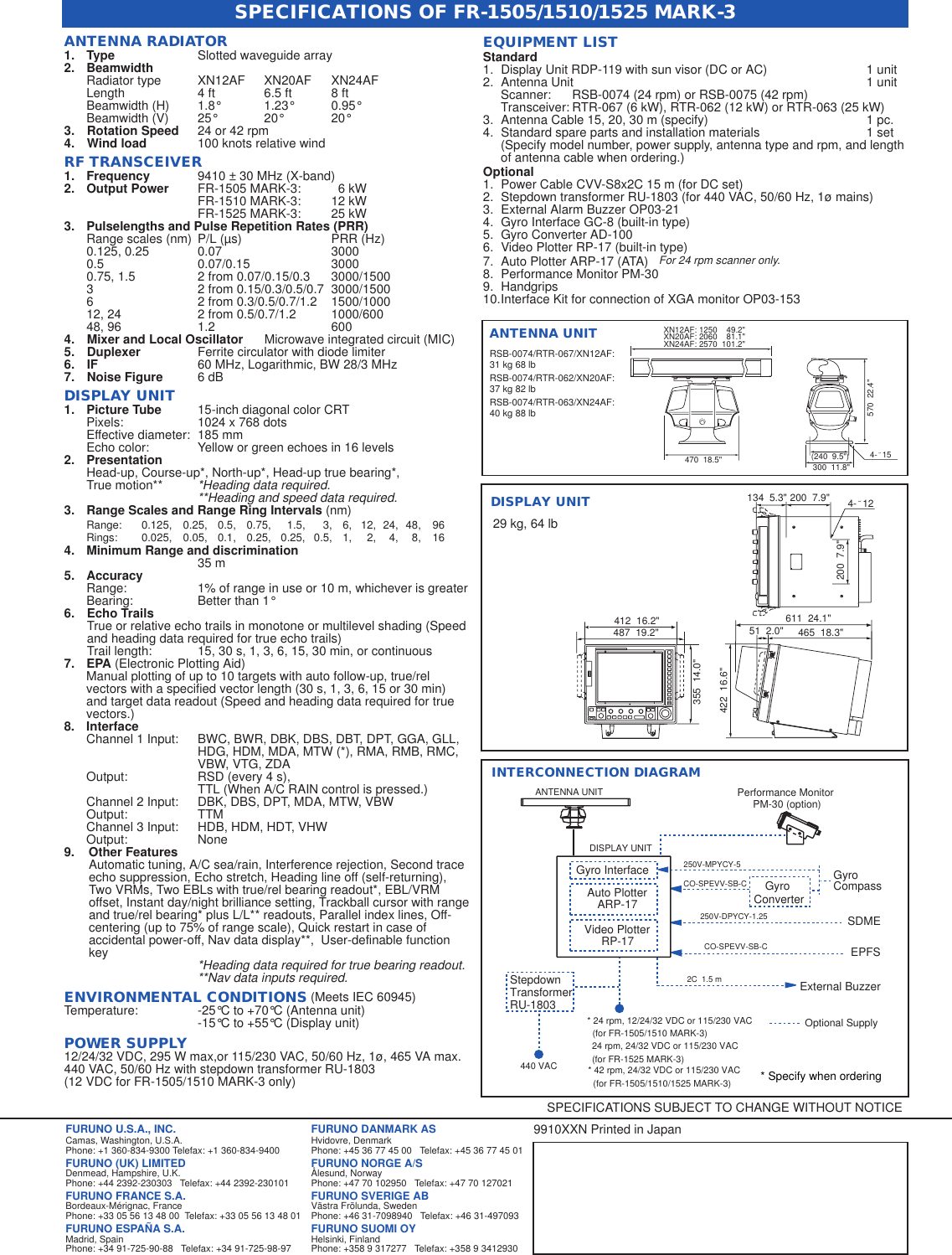 Page 4 of 4 - Furuno Furuno-Fr-1505-Users-Manual-  Furuno-fr-1505-users-manual