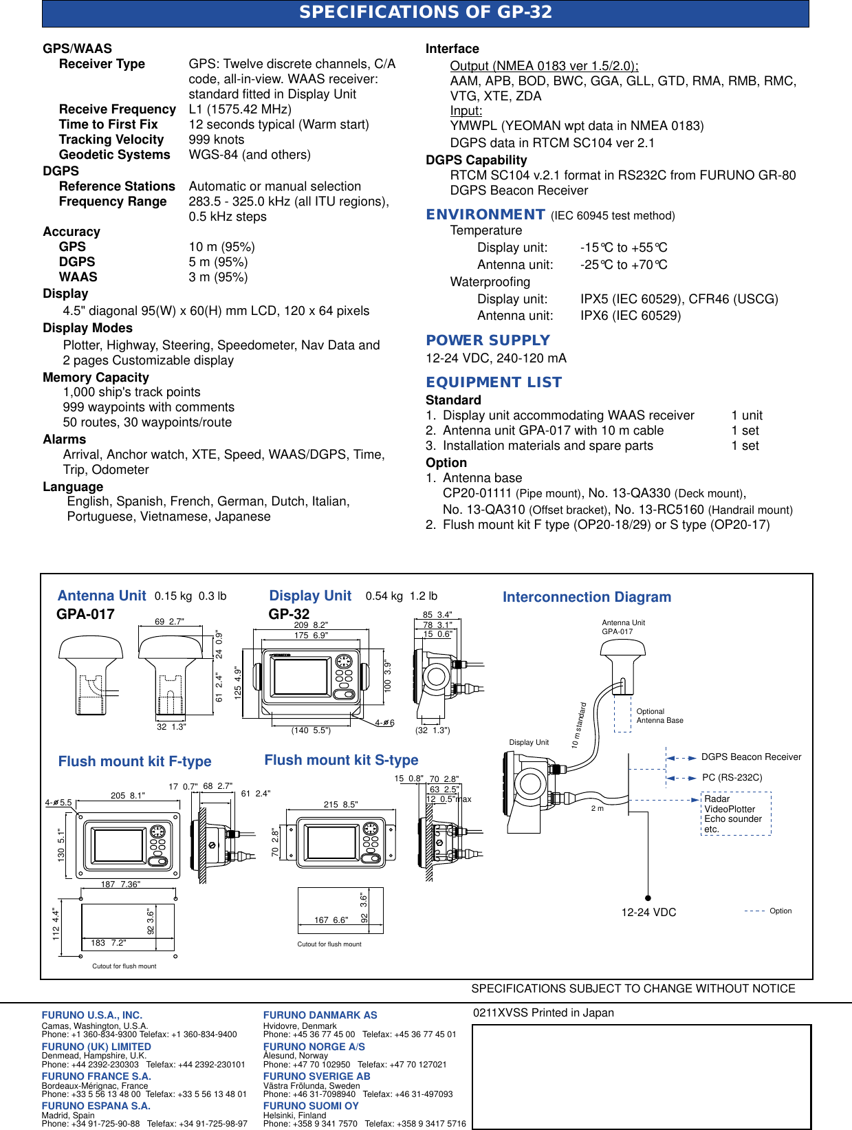 Page 2 of 2 - Furuno Furuno-Gp32-Brochure- Furuno-gp32-brochure