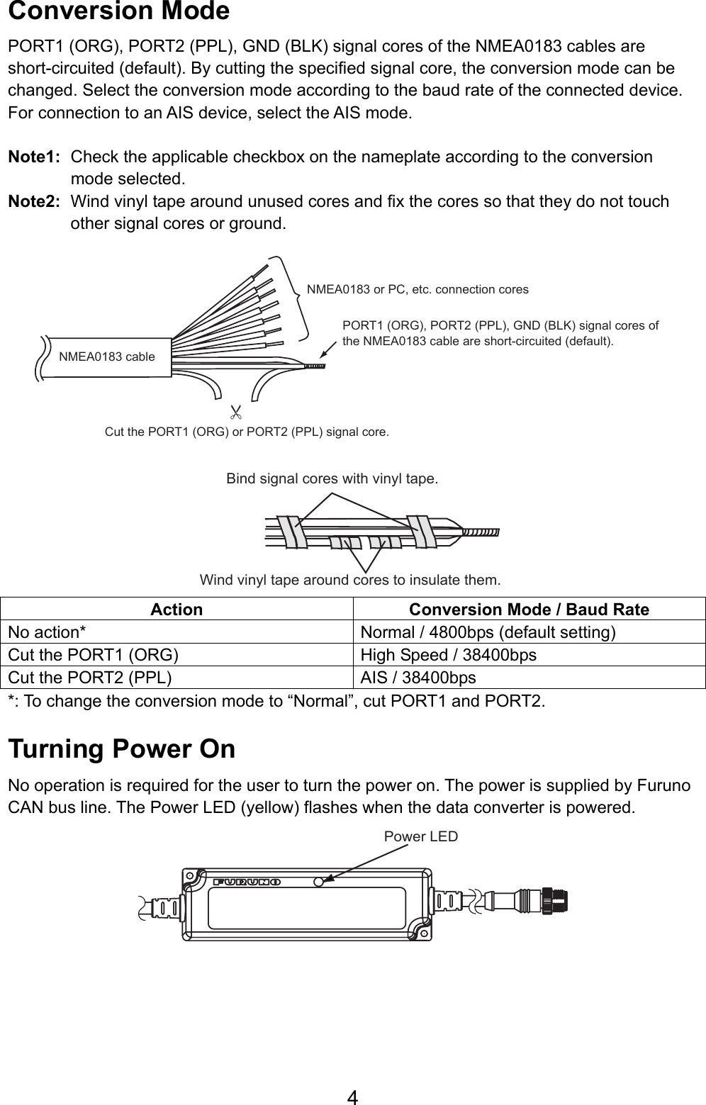 Page 4 of 10 - Furuno Furuno-If-Nmea2K2-Installation-Instructions- Furuno-if-nmea2k2-installation-instructions