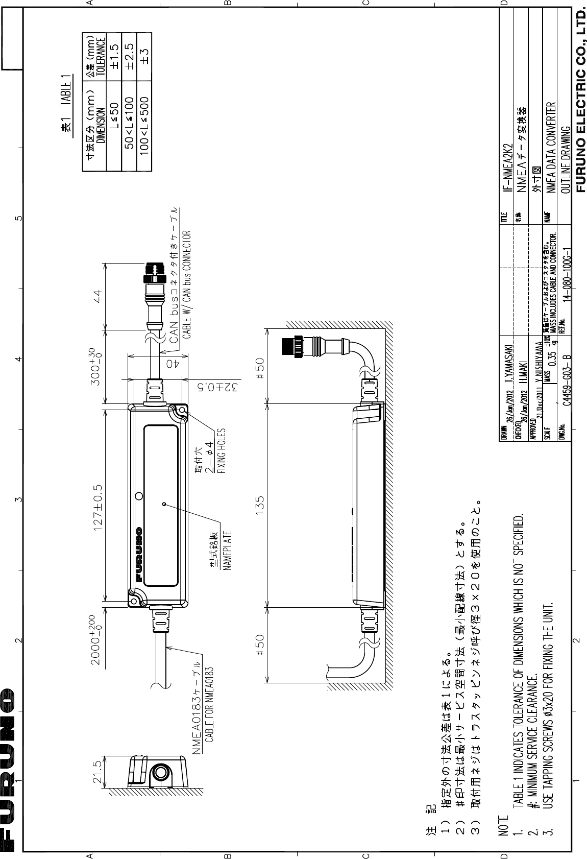Page 9 of 10 - Furuno Furuno-If-Nmea2K2-Installation-Instructions- Furuno-if-nmea2k2-installation-instructions