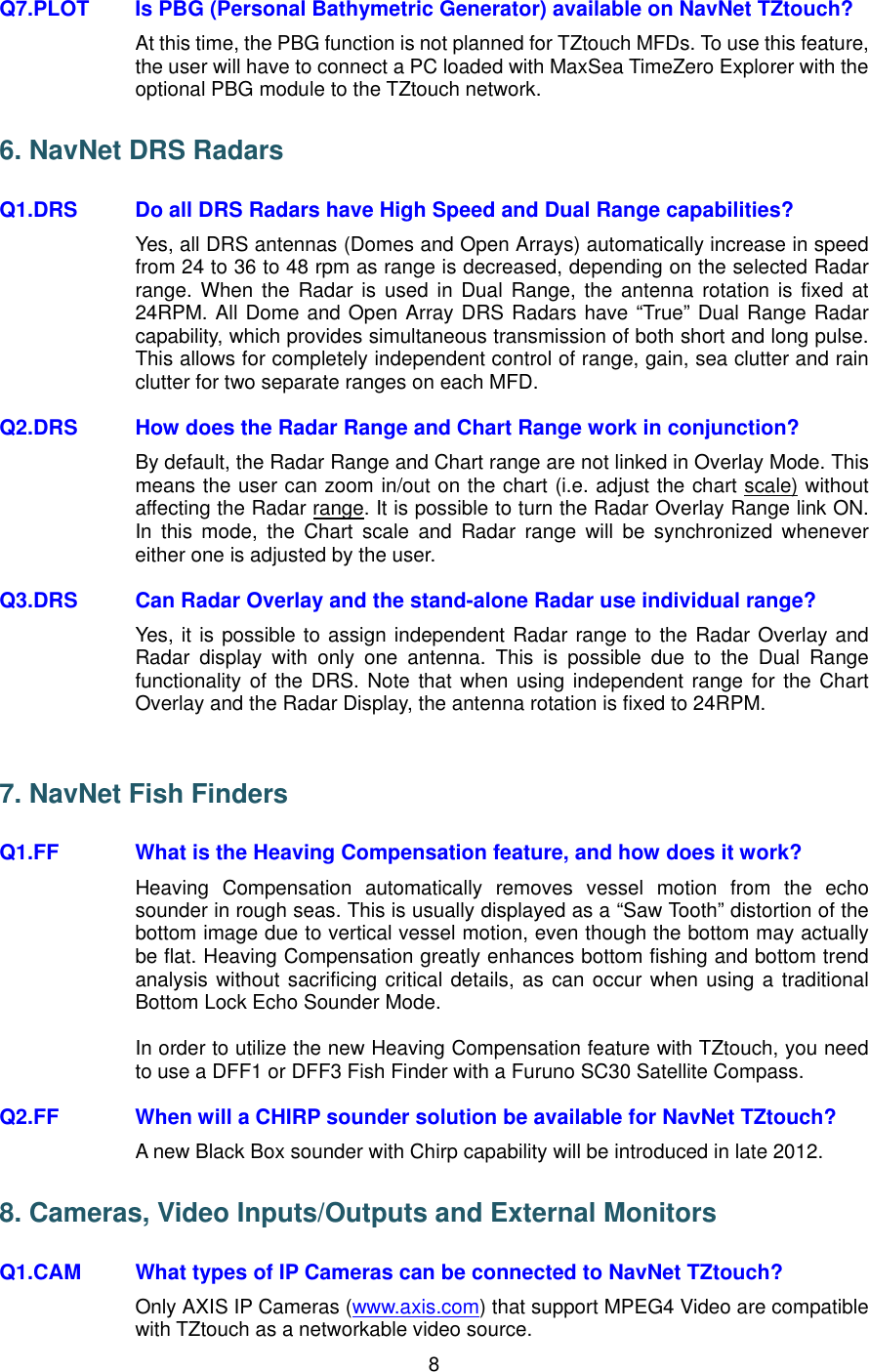 Page 10 of 12 - Furuno Furuno-Tzt14-Users-Manual TZtouch FAQx