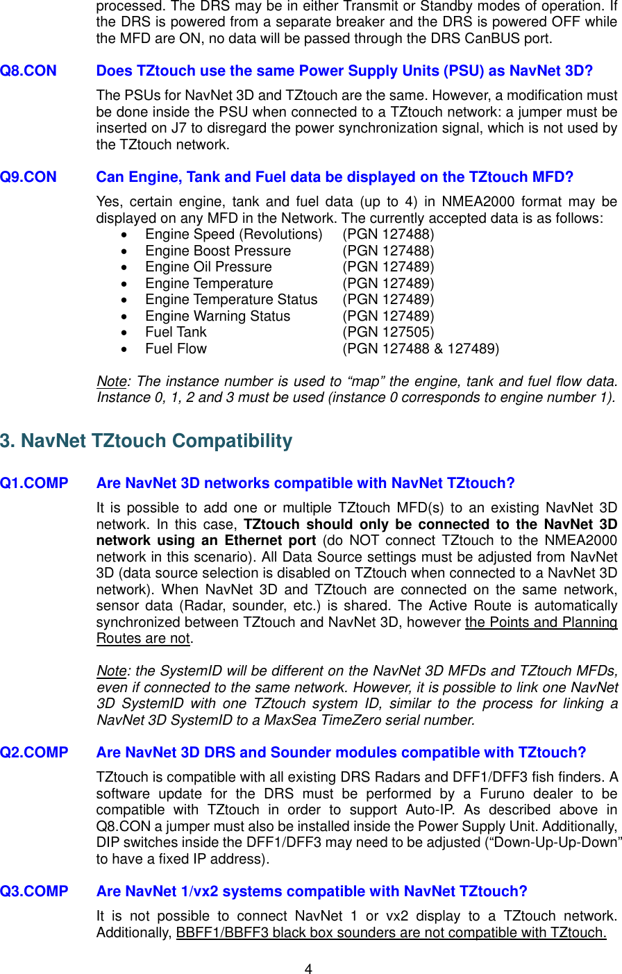 Page 6 of 12 - Furuno Furuno-Tzt14-Users-Manual TZtouch FAQx
