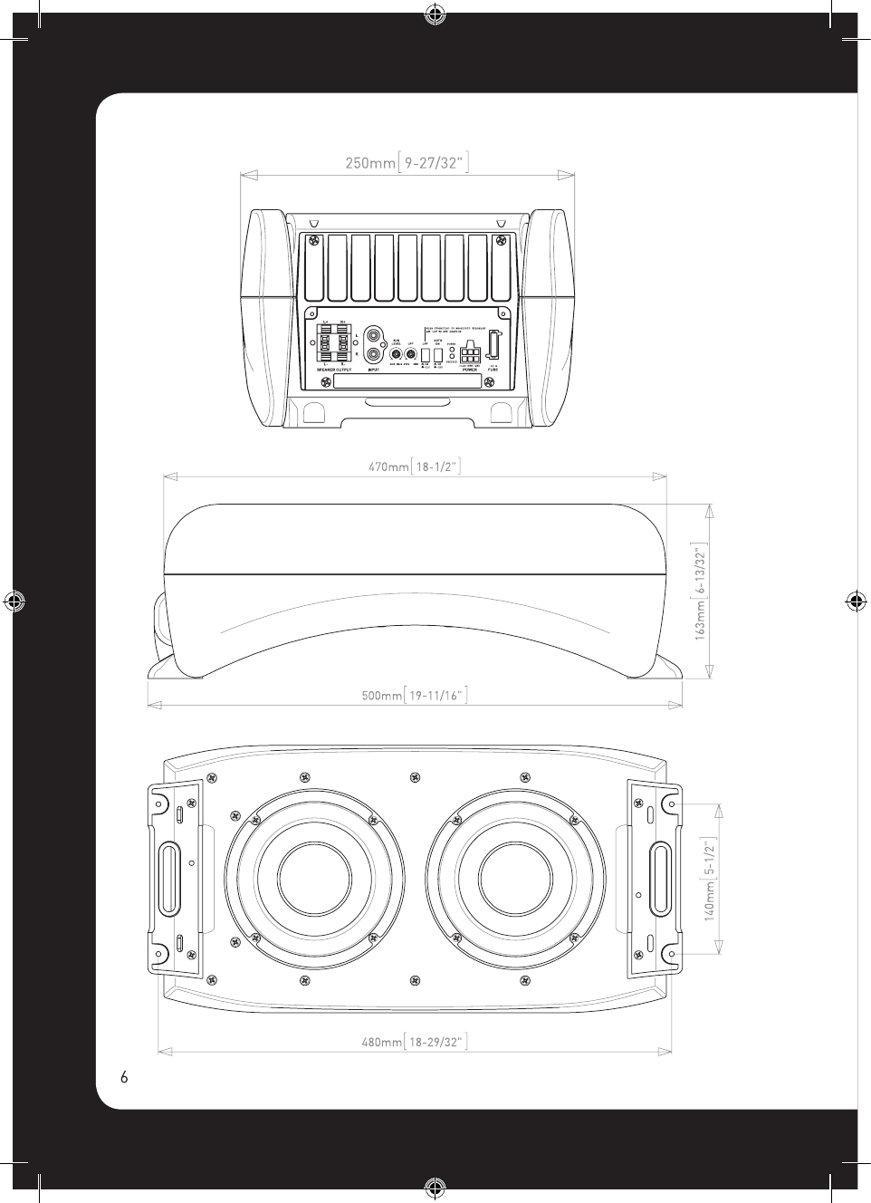 Page 6 of 8 - Fusion Fusion-Fusion-Electronics-Car-Speaker-Ms-Ab206-Users-Manual- Fusion-fusion-electronics-car-speaker-ms-ab206-users-manual