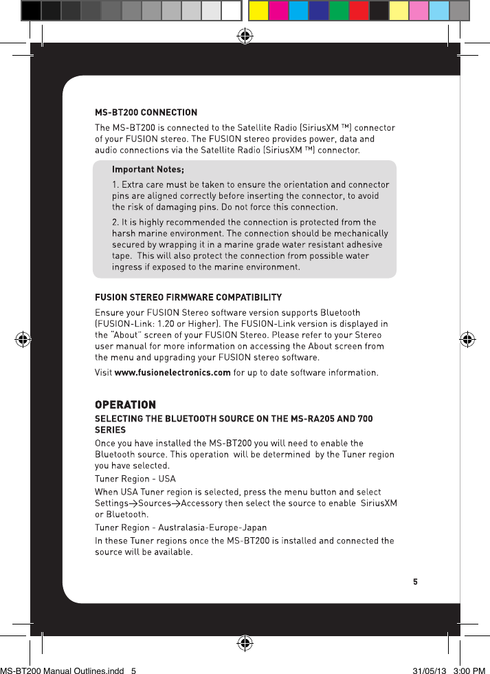 Page 5 of 8 - Fusion Fusion-Fusion-Electronics-Dvd-Player-700-Users-Manual-  Fusion-fusion-electronics-dvd-player-700-users-manual