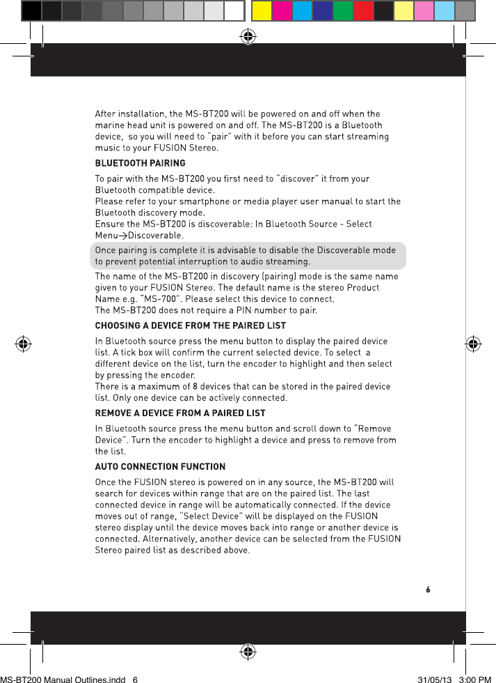 Page 6 of 8 - Fusion Fusion-Fusion-Electronics-Dvd-Player-700-Users-Manual-  Fusion-fusion-electronics-dvd-player-700-users-manual