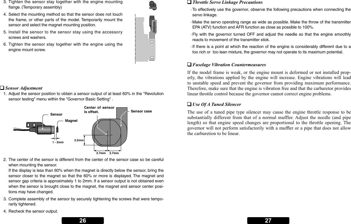 Page 13 of Futaba CGY760R-24G Radio Control User Manual 