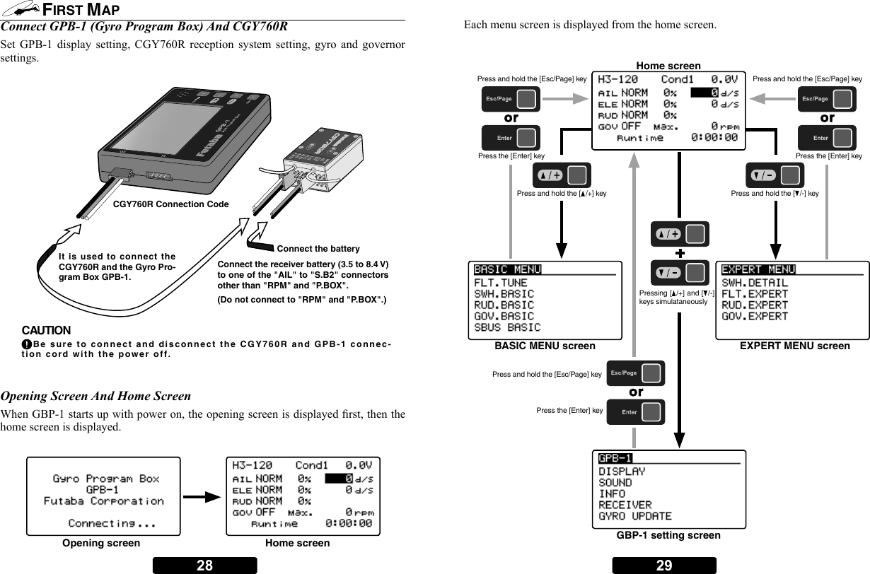 Page 14 of Futaba CGY760R-24G Radio Control User Manual 