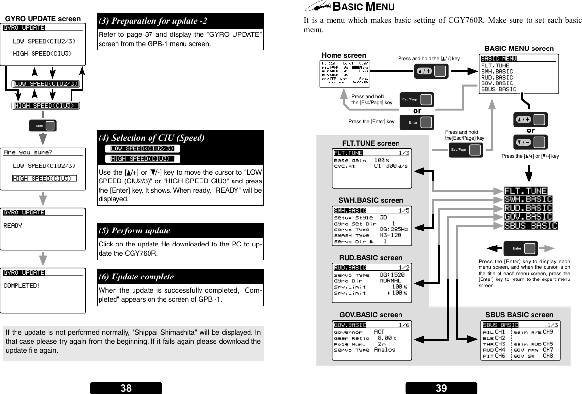 Page 19 of Futaba CGY760R-24G Radio Control User Manual 
