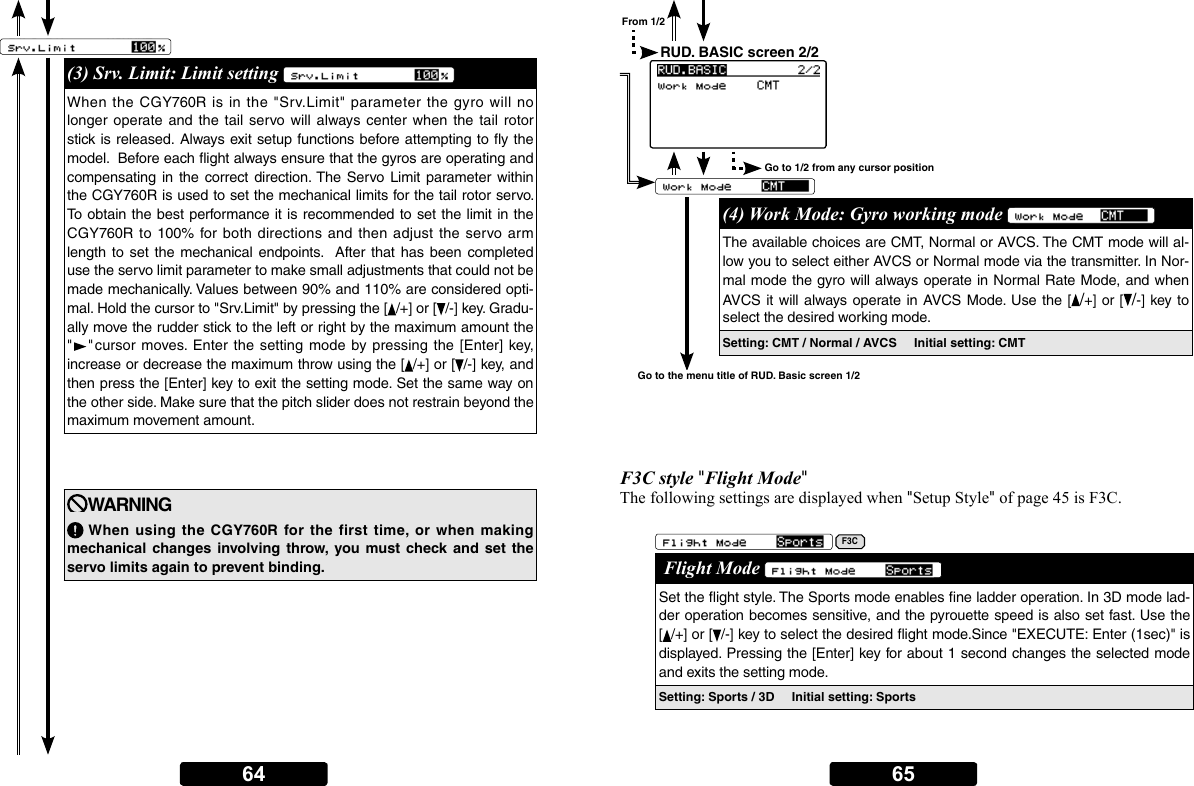 Page 32 of Futaba CGY760R-24G Radio Control User Manual 