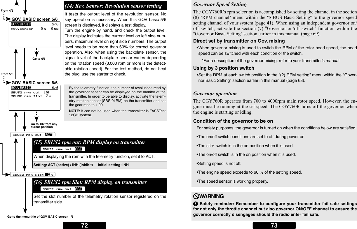 Page 36 of Futaba CGY760R-24G Radio Control User Manual 