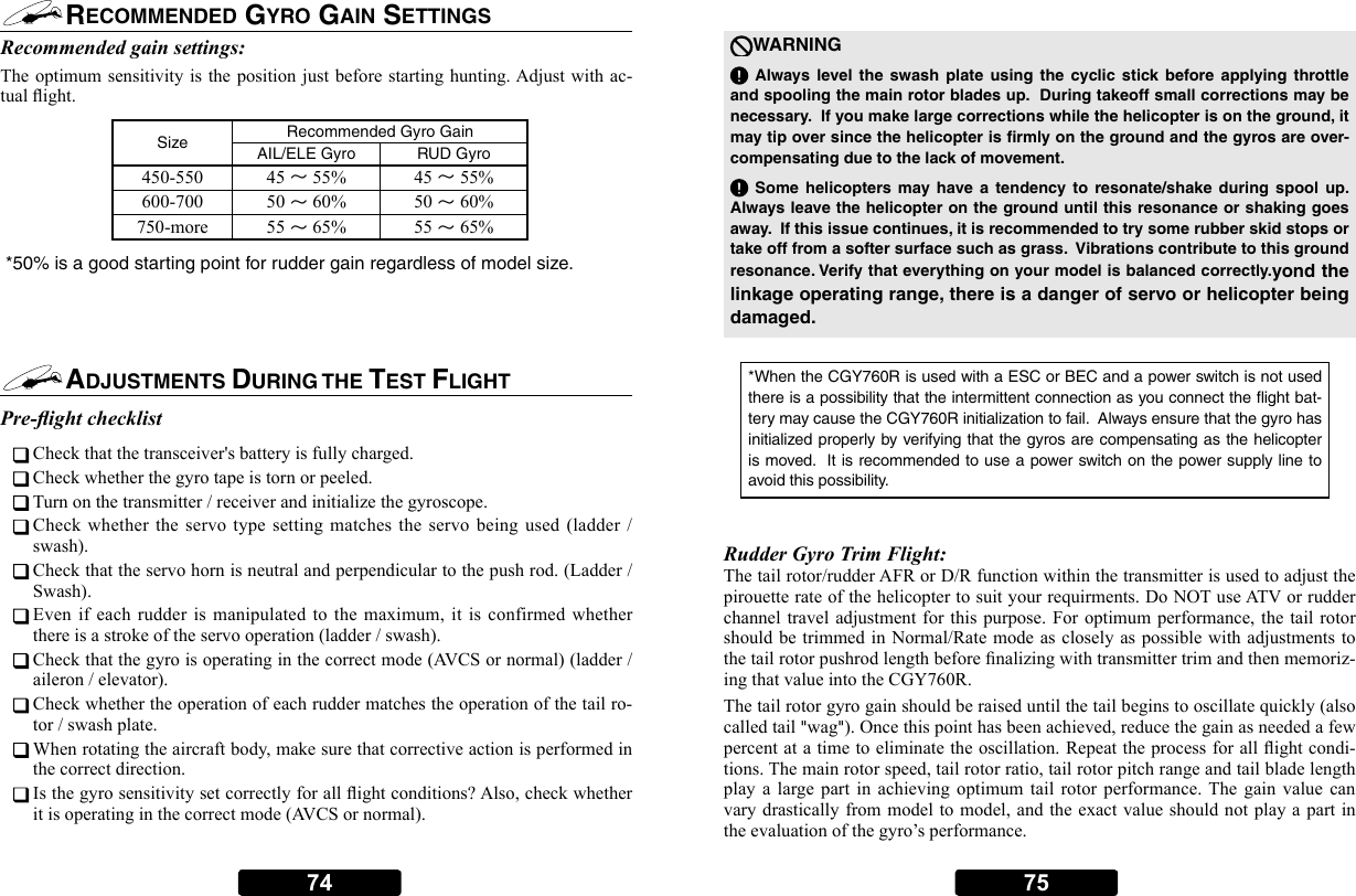 Page 37 of Futaba CGY760R-24G Radio Control User Manual 