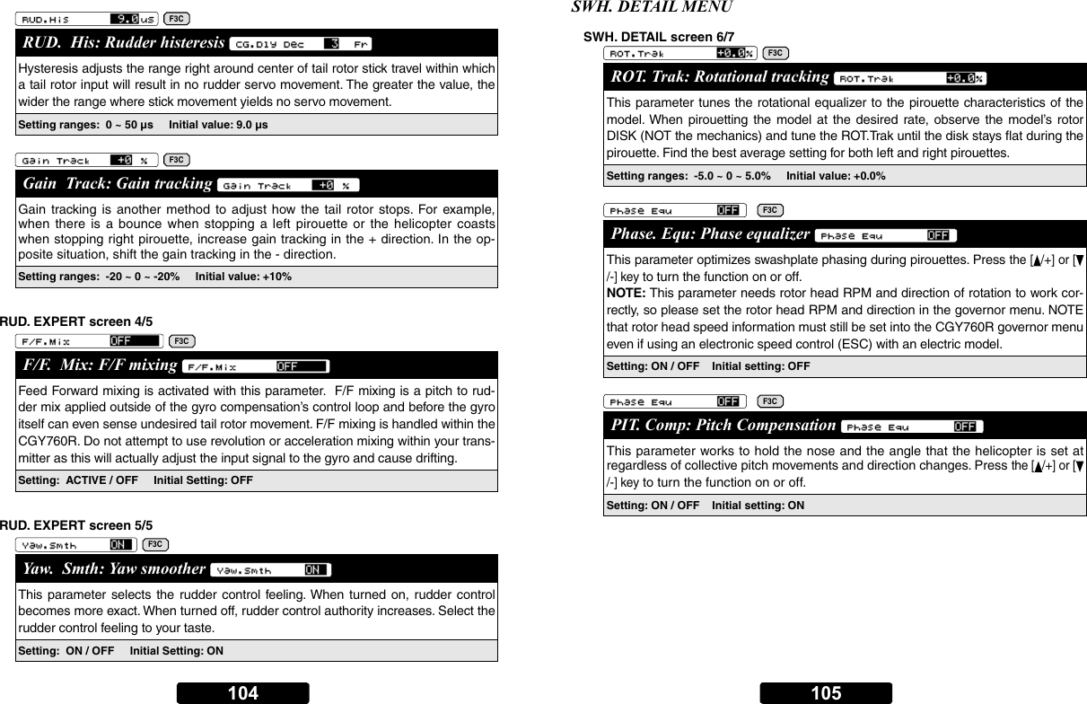 Page 52 of Futaba CGY760R-24G Radio Control User Manual 