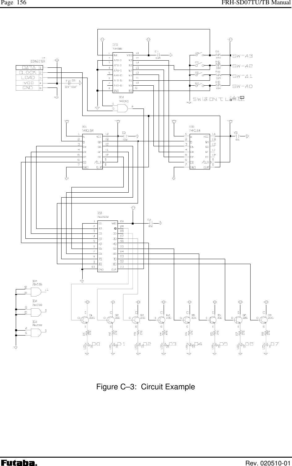 Page  156  FRH-SD07TU/TB Manual  Rev. 020510-01    Figure C–3:  Circuit Example