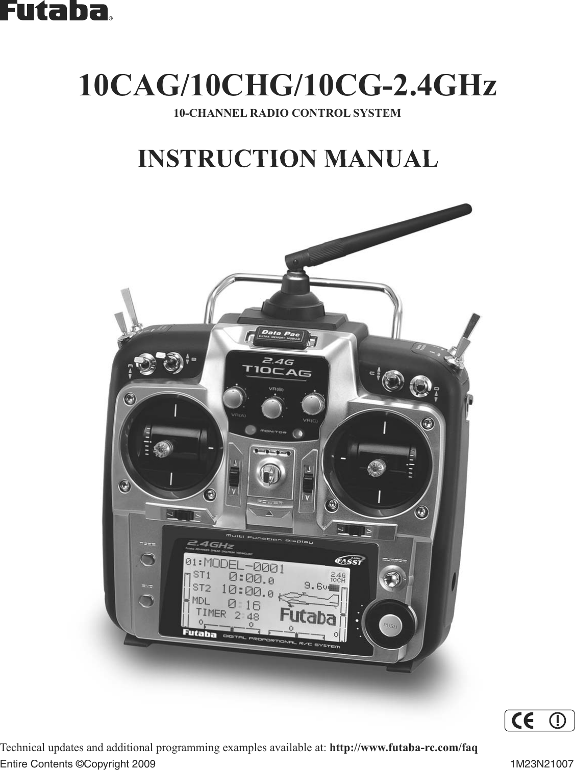 Futaba 10Cag Instruction Manual ManualsLib Makes It Easy To Find