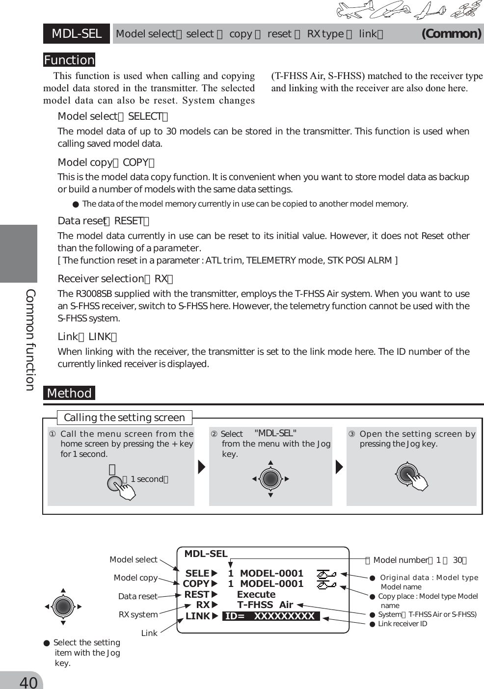 Page 3 of Futaba T10J-24G Radio Control User Manual 