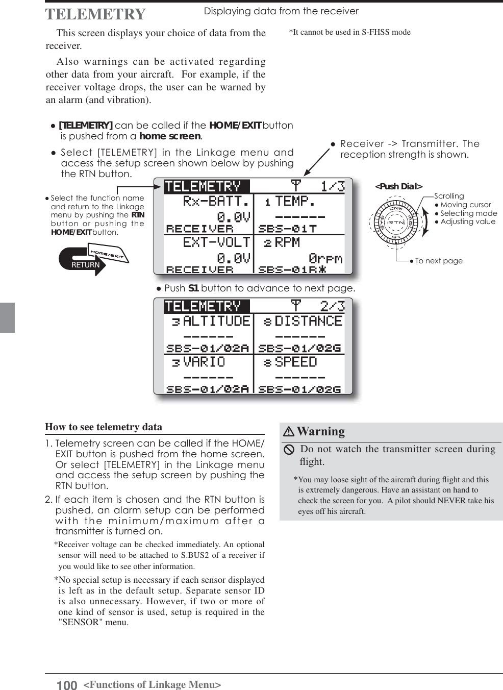 Page 100 of Futaba T12K-24G Radio Control User Manual 