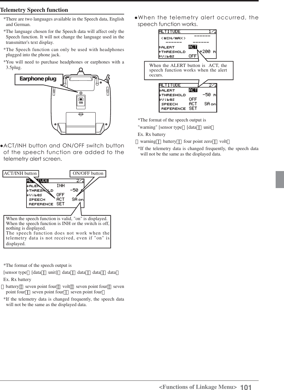 Page 101 of Futaba T12K-24G Radio Control User Manual 
