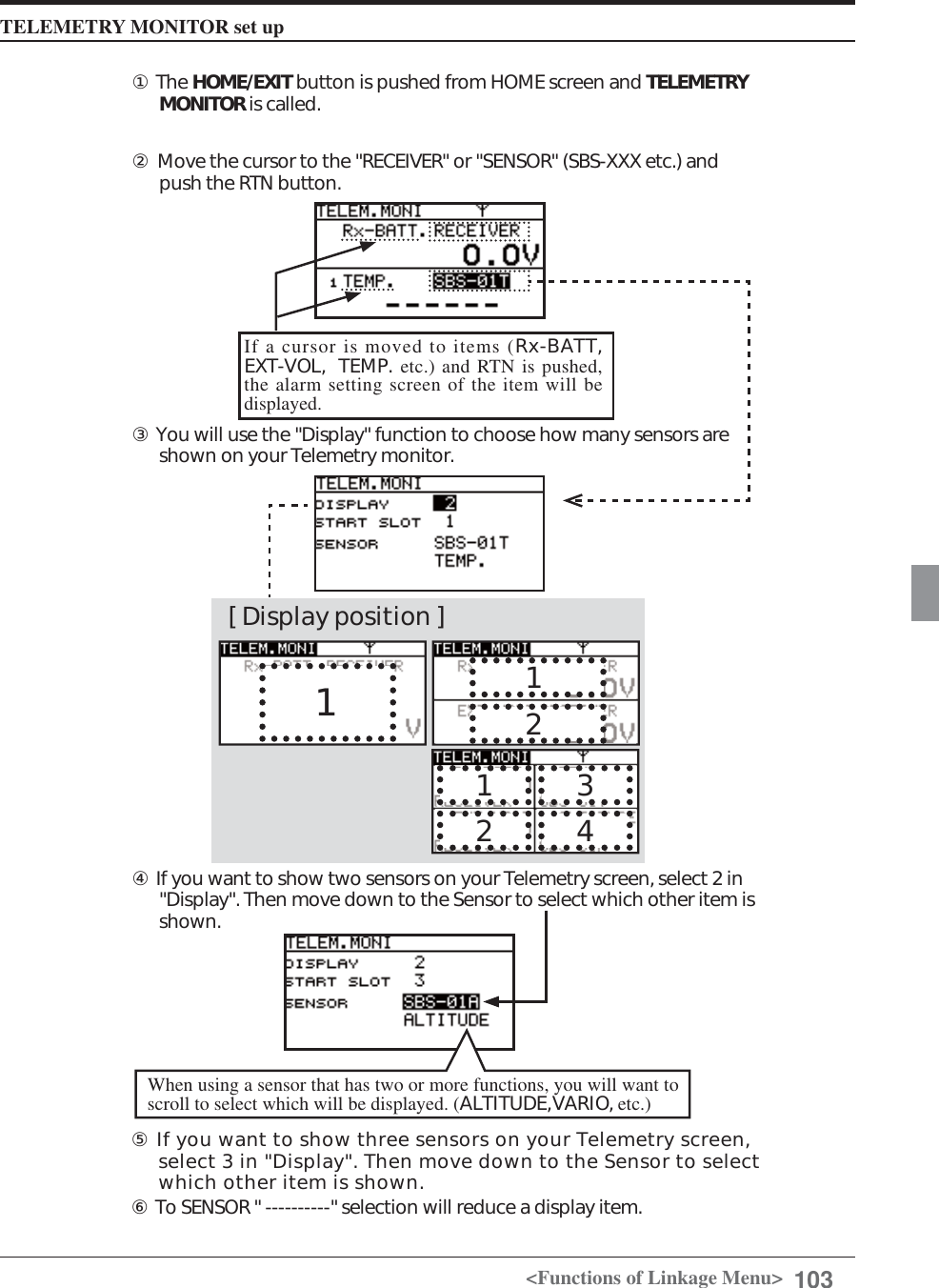 Page 103 of Futaba T12K-24G Radio Control User Manual 