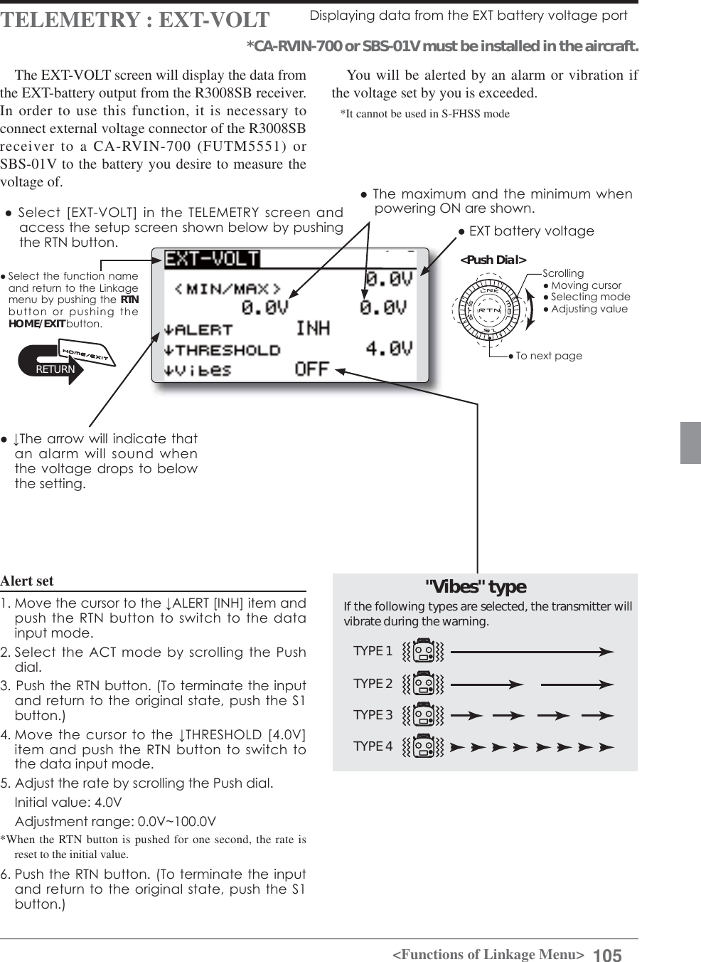 Page 105 of Futaba T12K-24G Radio Control User Manual 