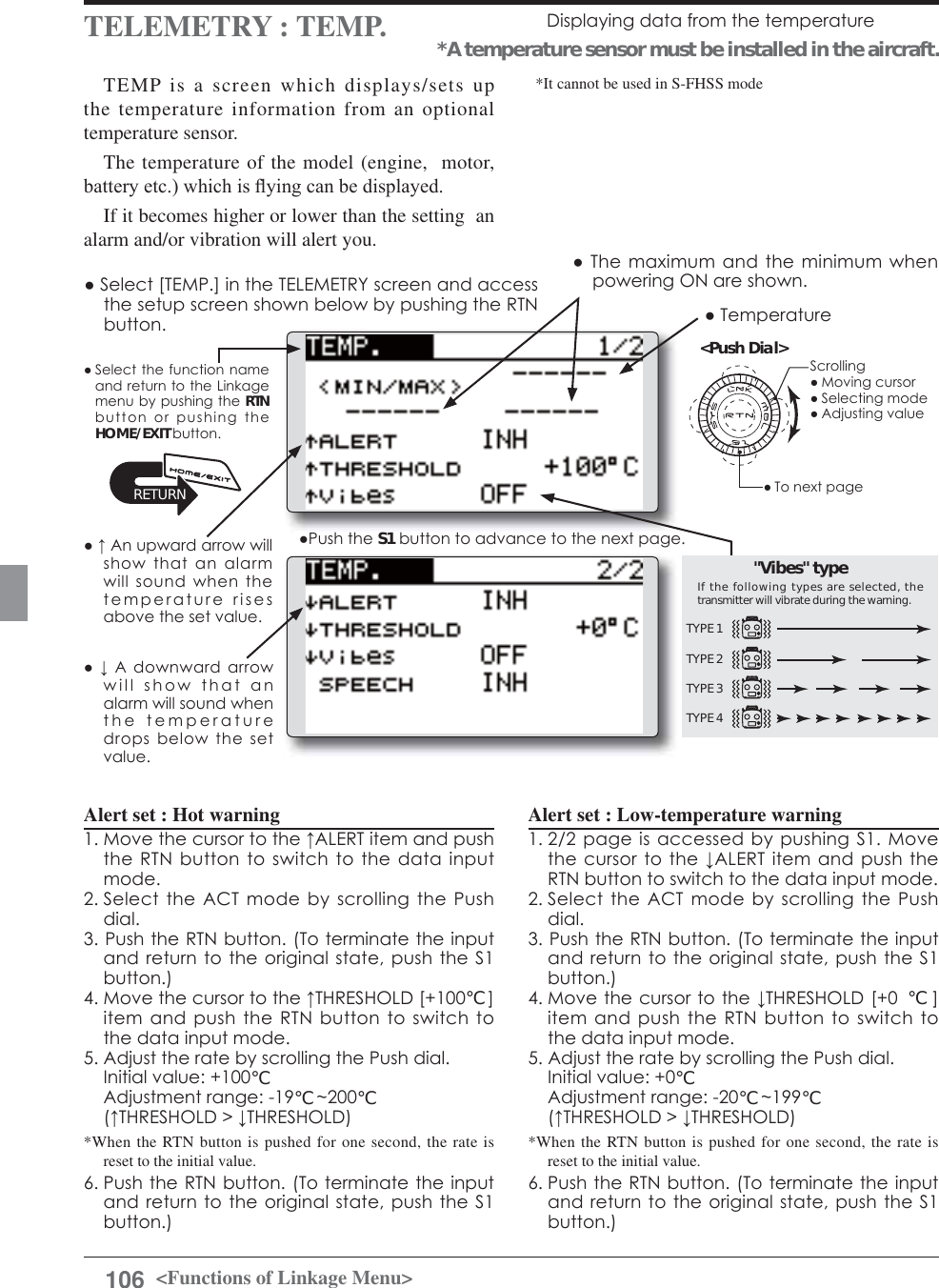 Page 106 of Futaba T12K-24G Radio Control User Manual 