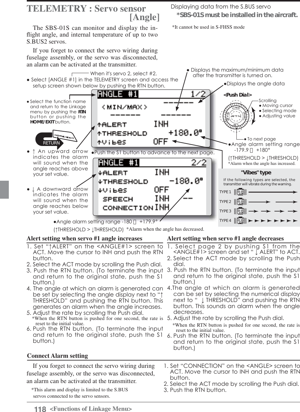 Page 118 of Futaba T12K-24G Radio Control User Manual 
