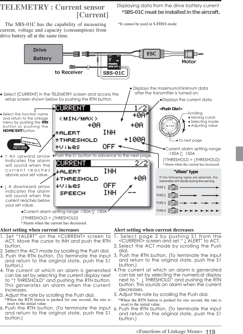 Page 119 of Futaba T12K-24G Radio Control User Manual 